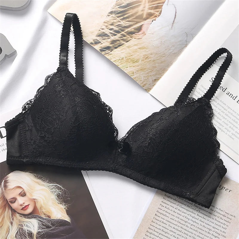 Seamless Wire Free Push Up Support Bra for Women