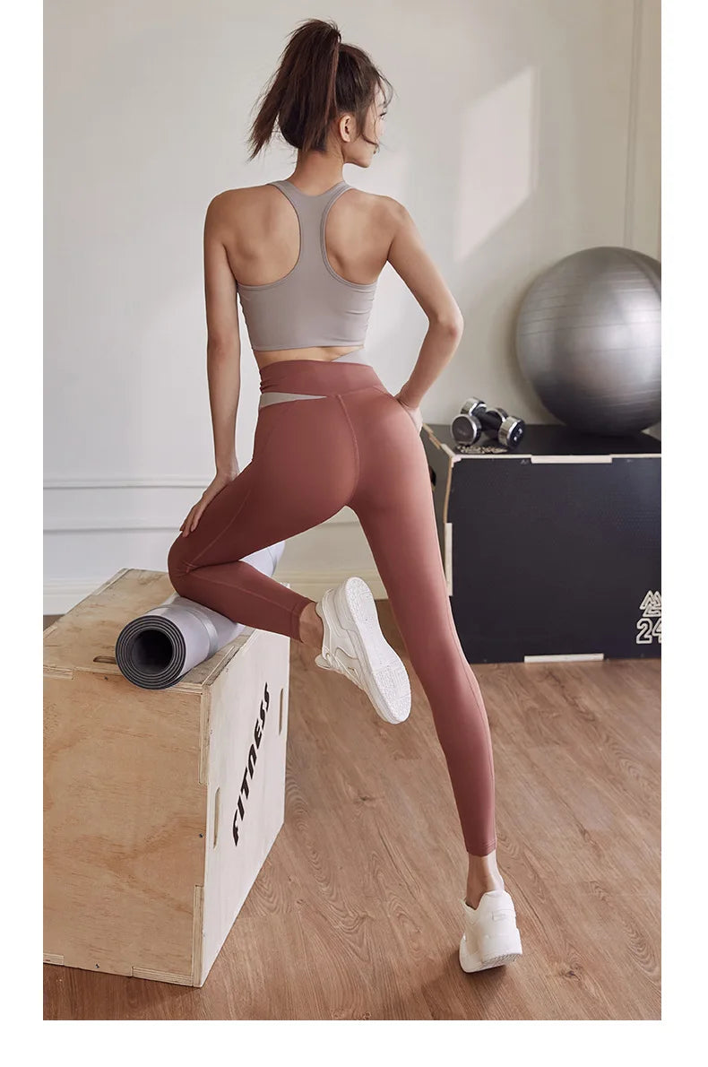 Women 2 Piece Yoga Set Sports Bra and Leggings Fitness Outfit