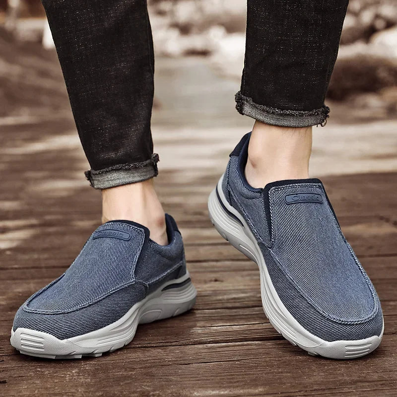 Men Lightweight Canvas Casual Sports Loafers