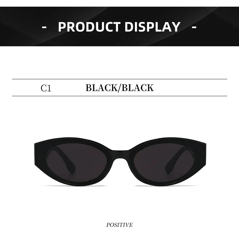 Women Luxury Oval UV400 Fashion Sunglasses Shades
