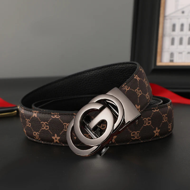 Men Genuine Leather Luxury Automatic Belt