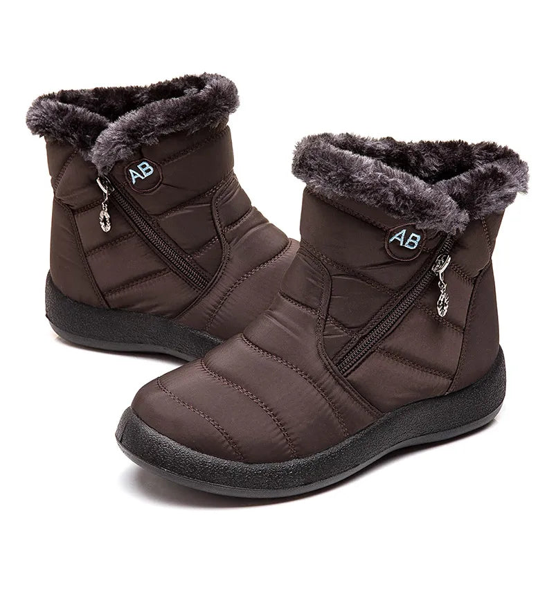 Women Fur Lined Winter Ankle Boots