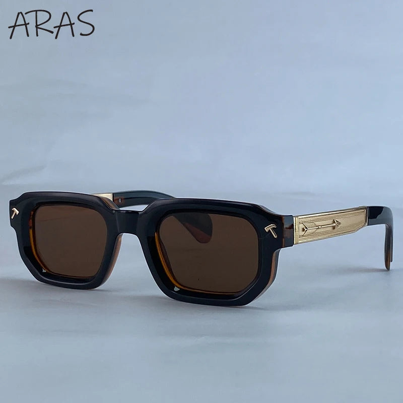 Men Polarized Square Vintage UV400 Driving Sunglasses