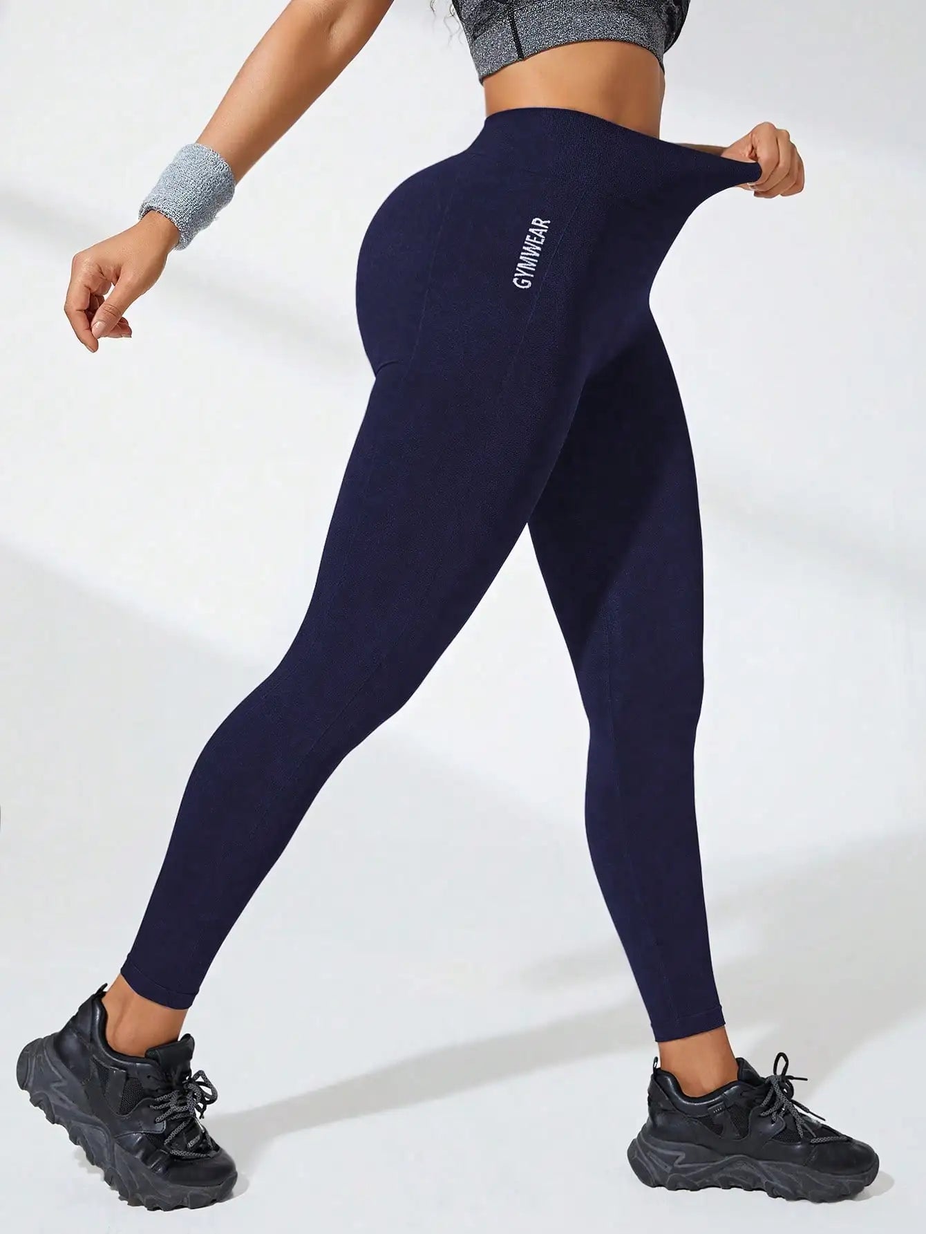 Women High Waisted Tummy Control Yoga Leggings Workout Pants