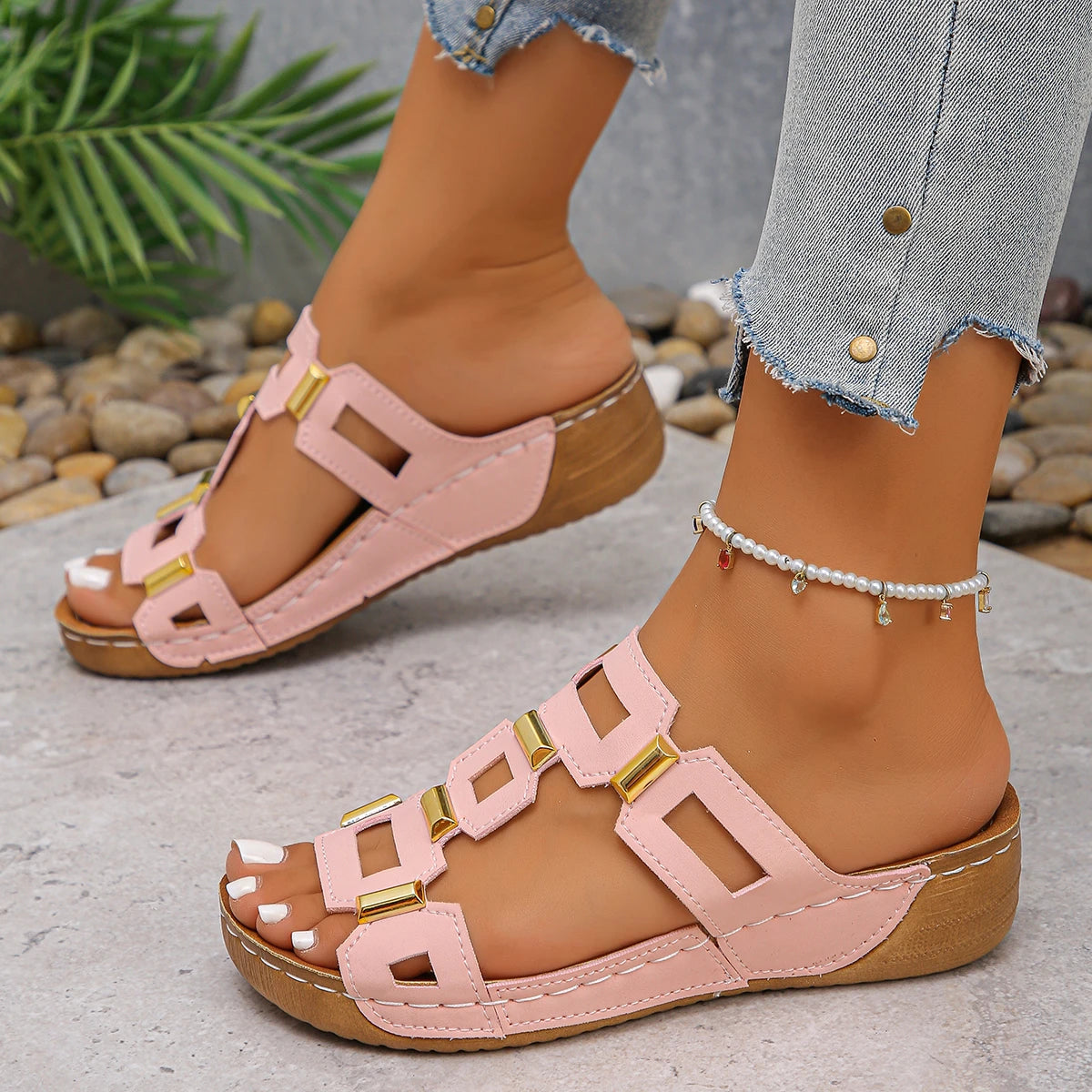 Women Roman Style  Wedge Sandals