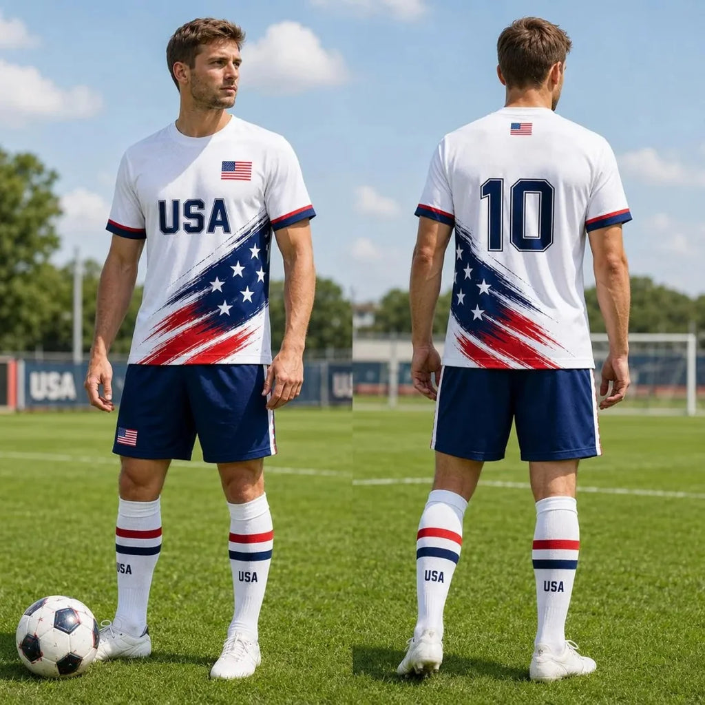 USA Soccer Jersey T Shirt for Men