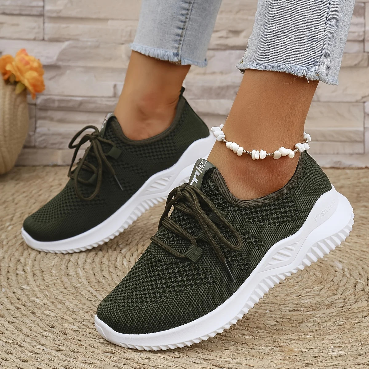 Women Knit Running Training Shoes