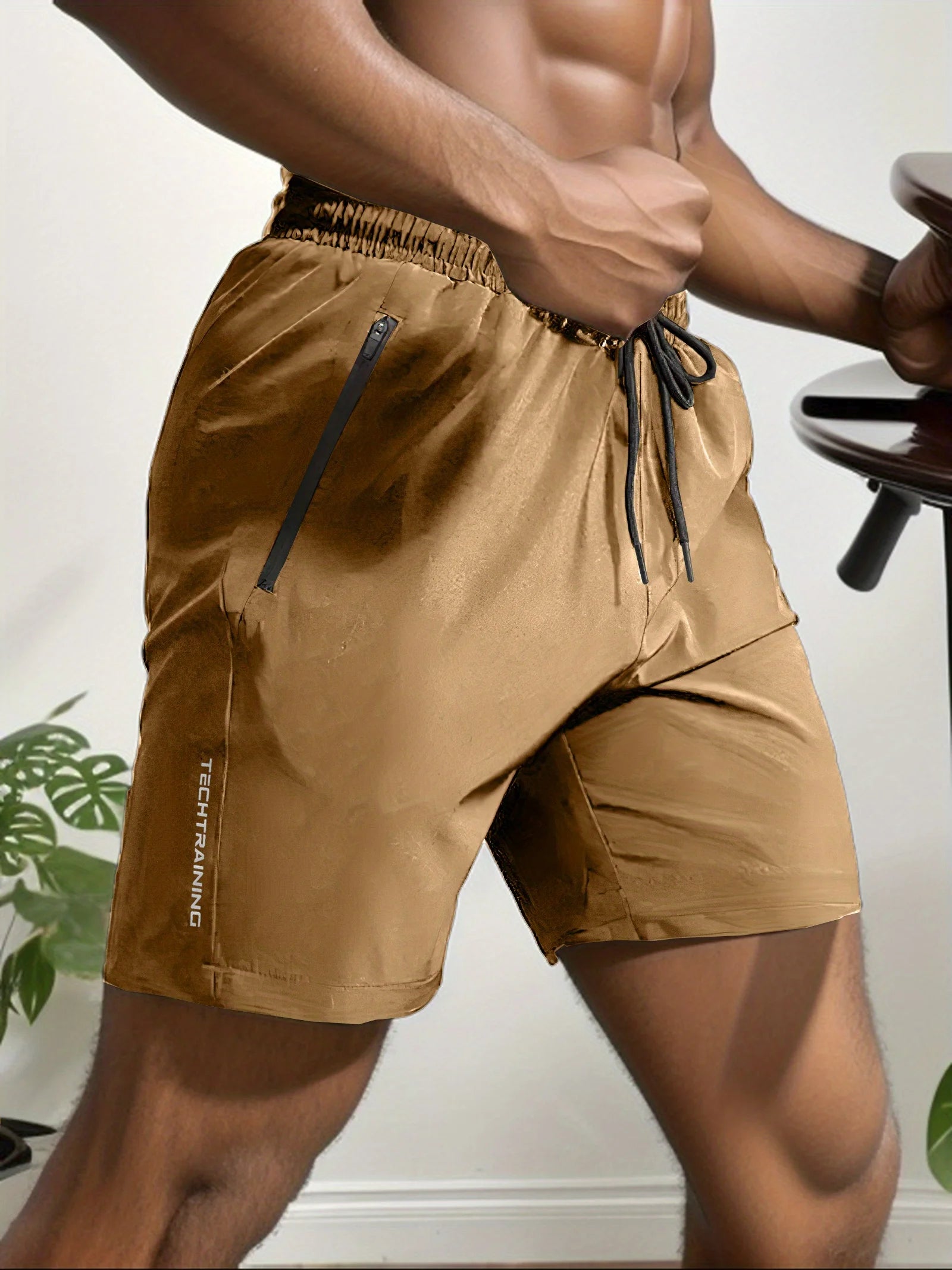 Men Quick Dry Gym Running Sports Shorts