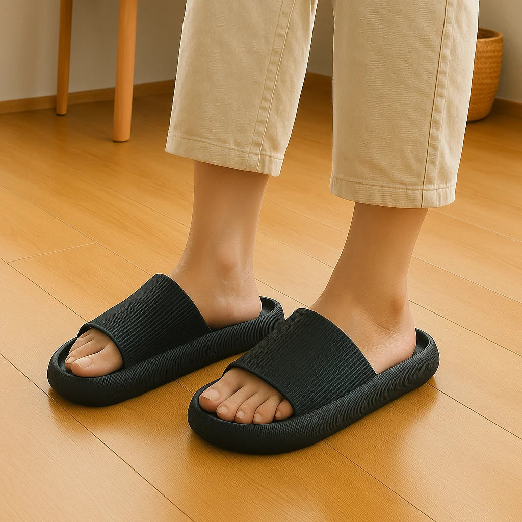 Women Thick Sole Beach Slippers