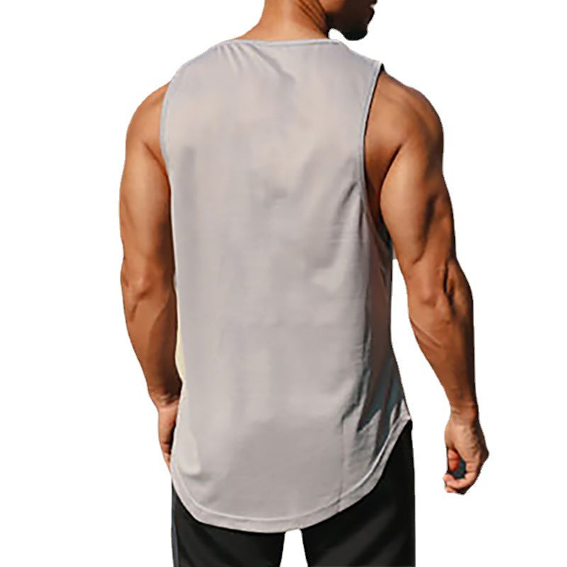 Men Summer Gym Tank Top Fitness Sleeveless Vest