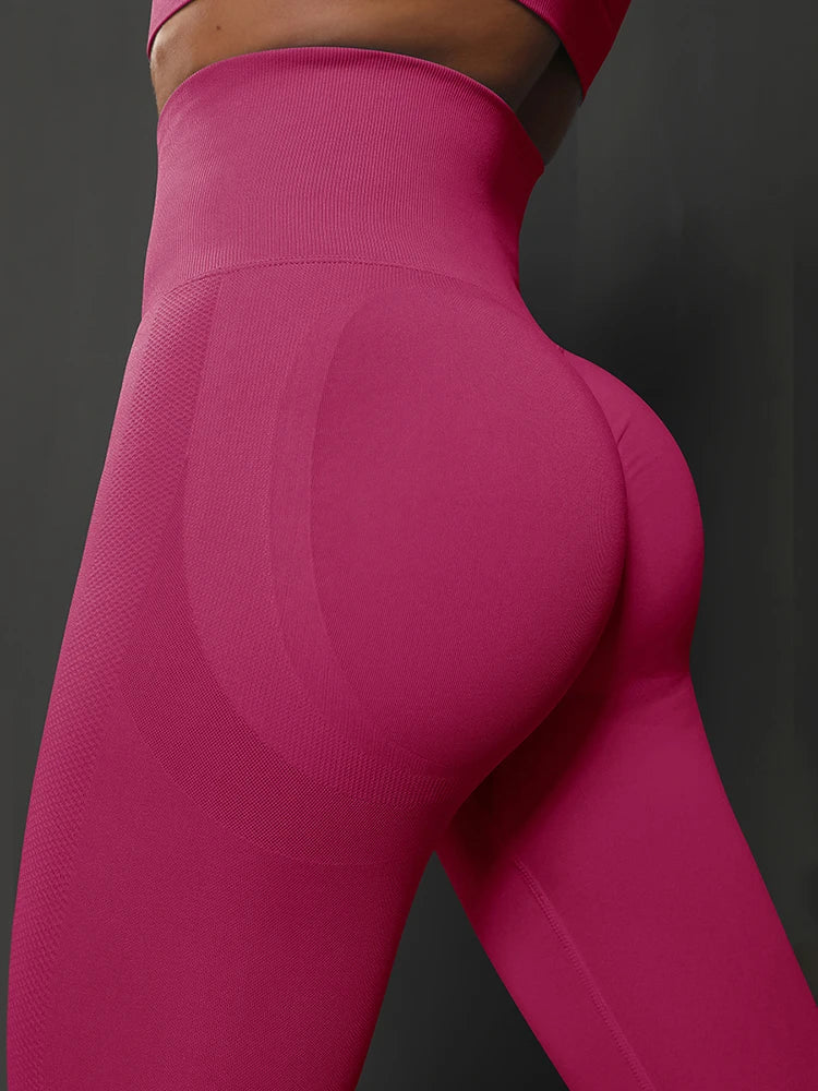 Women Seamless Butt Lifting High Waist Yoga Leggings Fitness Pants