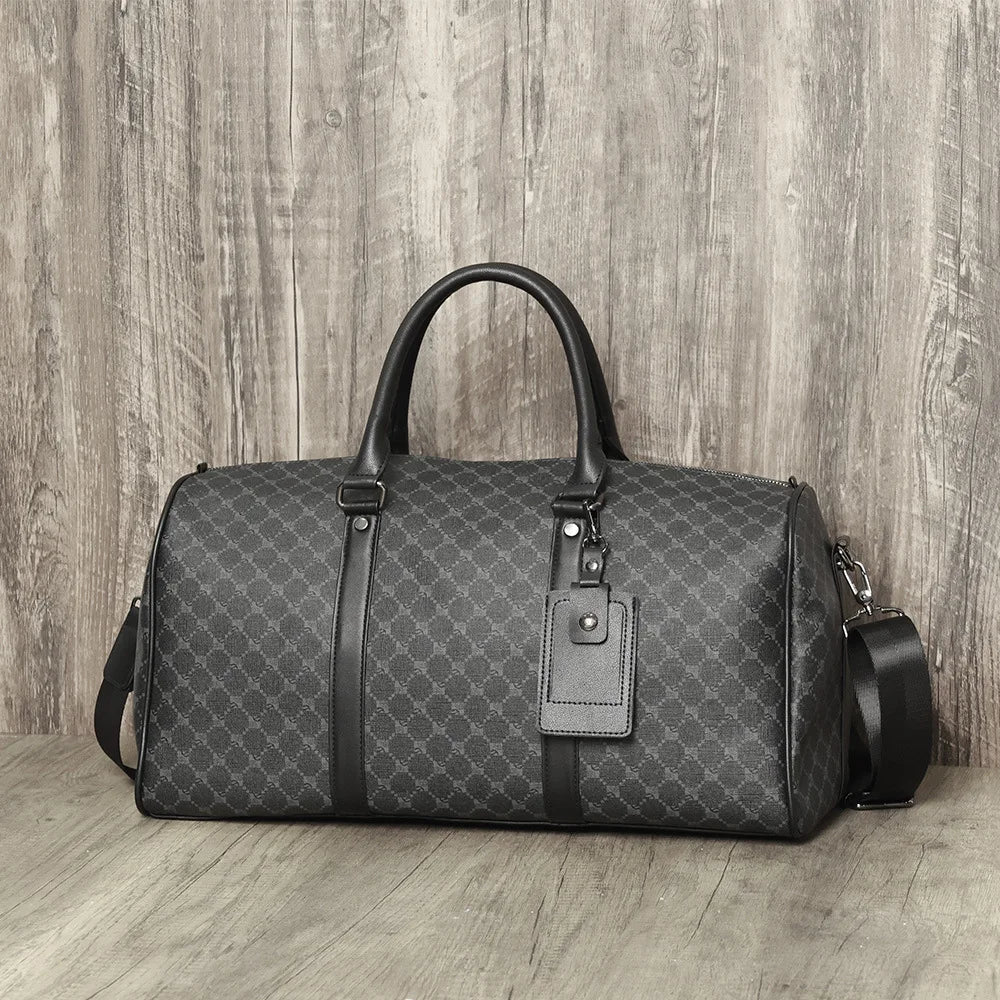 Large Capacity Luxury Top Handle Travel Tote Bag for Men
