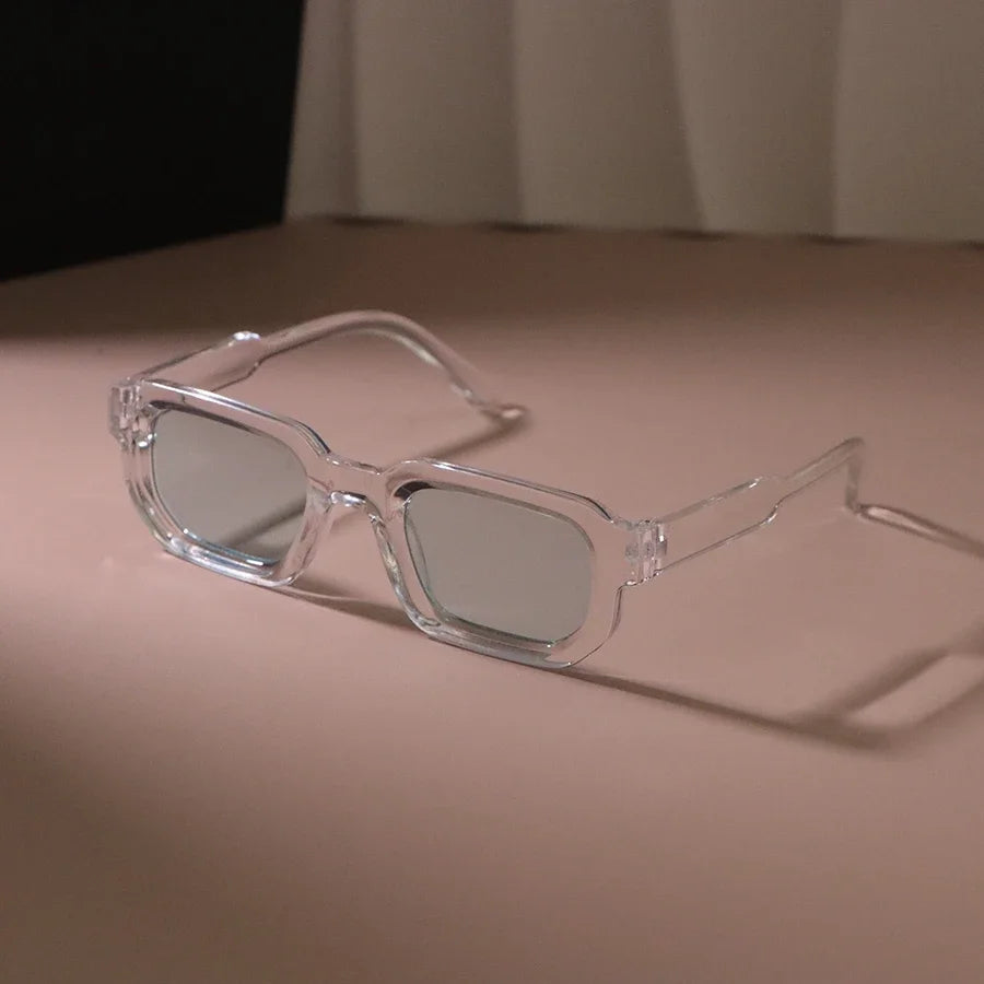 Men Luxury Rectangle Designer Casual Fashion Sunglasses