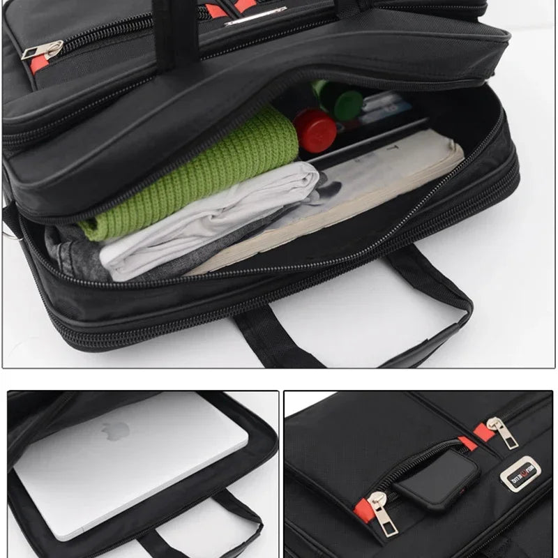 Large Capacity Business Laptop Briefcase Tote Bag for Men