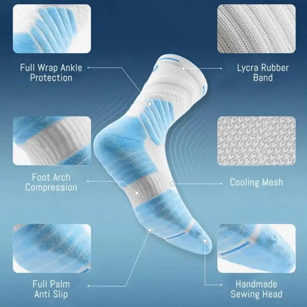 Bullfight 2.0 High Top Basketball Socks for Men