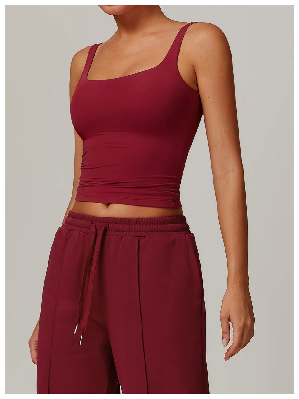 Women Quick Dry Yoga Tank Top U Back Fitness Vest