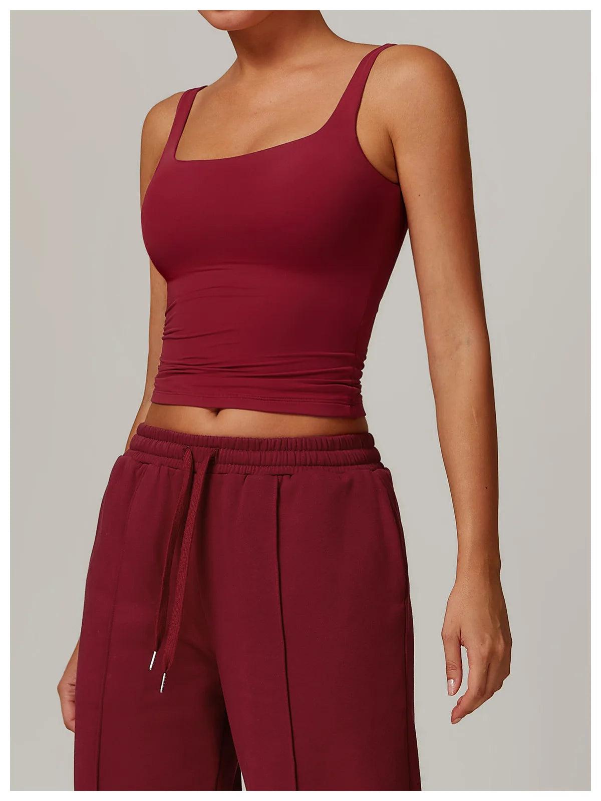 Women Quick Dry Yoga Tank Top U Back Fitness Vest