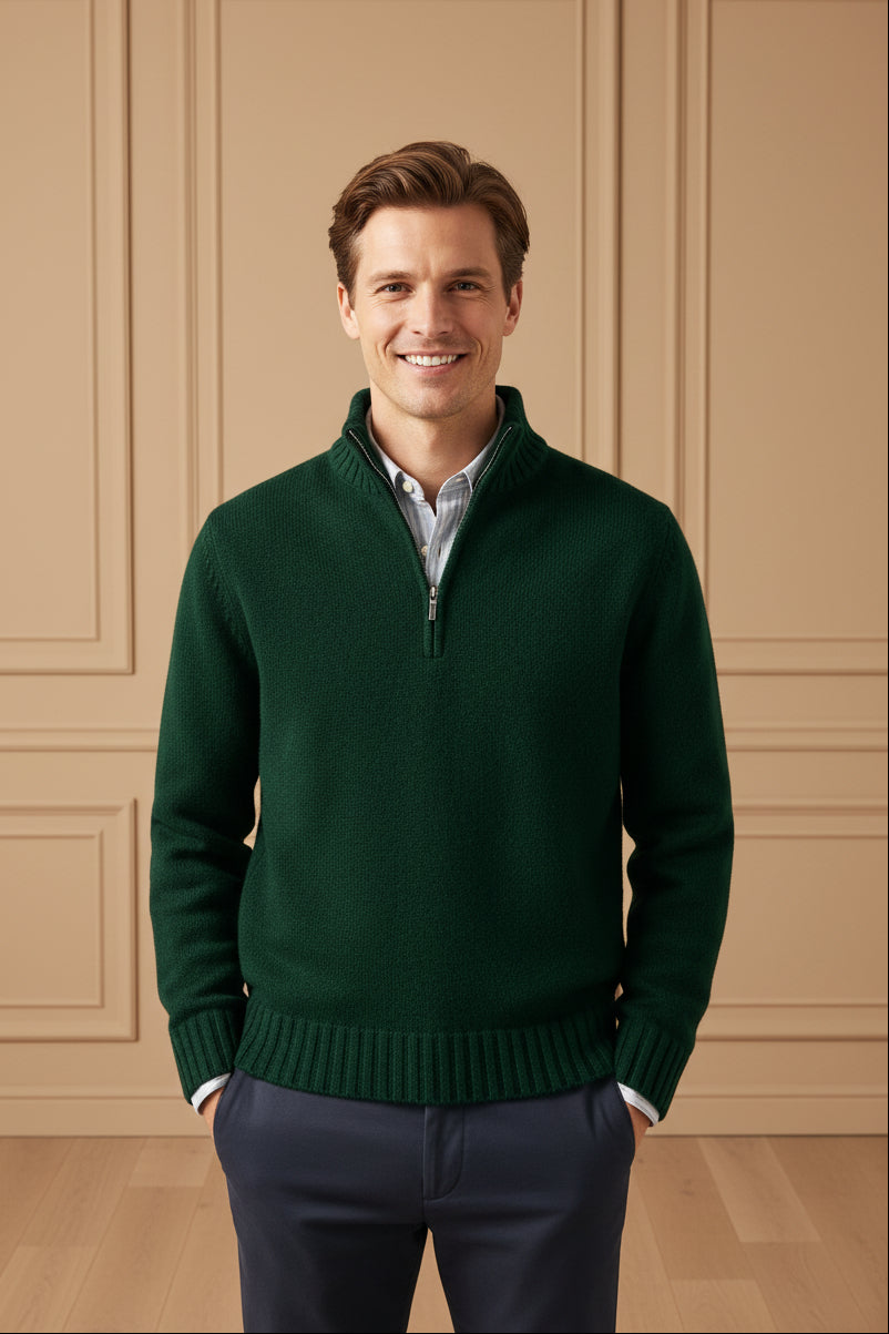 Men Turtleneck Knit Sweater