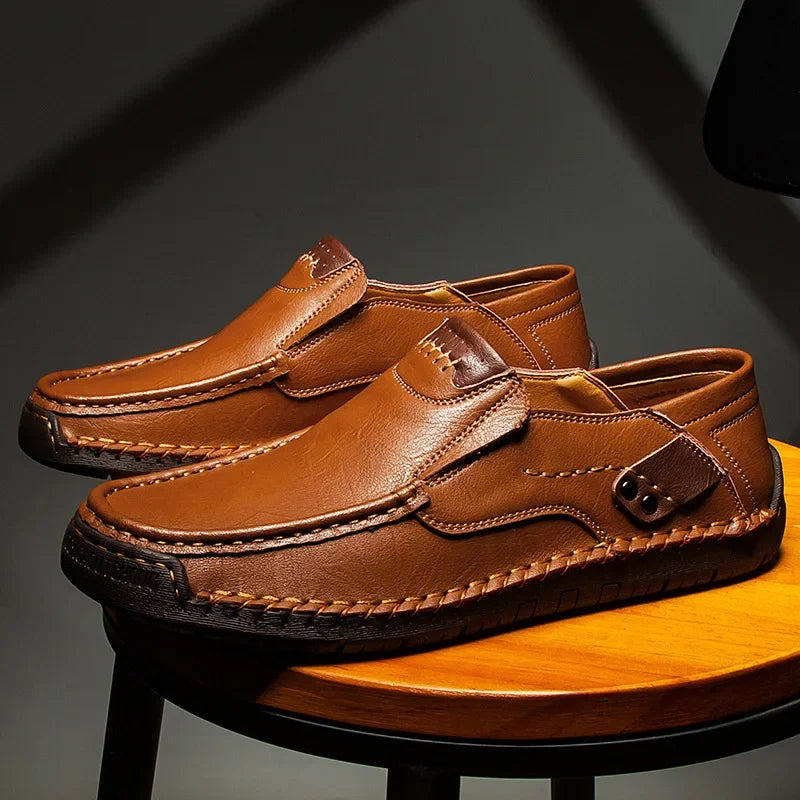 Men Breathable Slip on Italian Driving Shoes Loafers