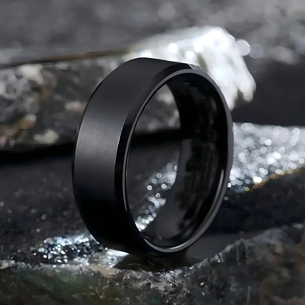 Men Stainless Steel Fashion Charm Jewelry Ring