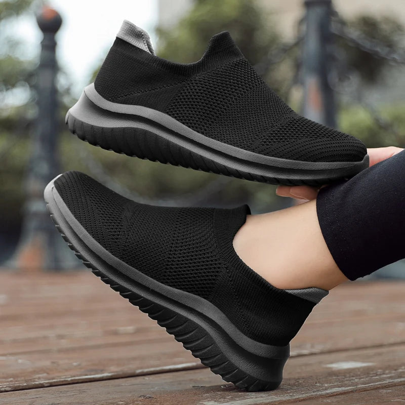 Men Breathable Mesh Slip on Loafers Shoes