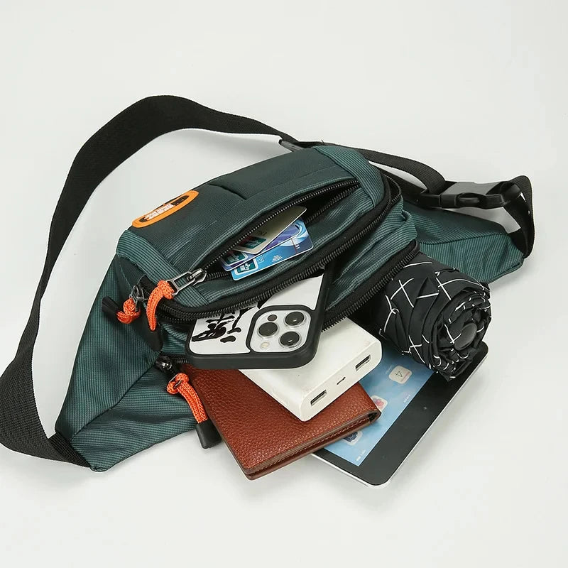 Large Capacity Wear Resistant Waist Bag for Men