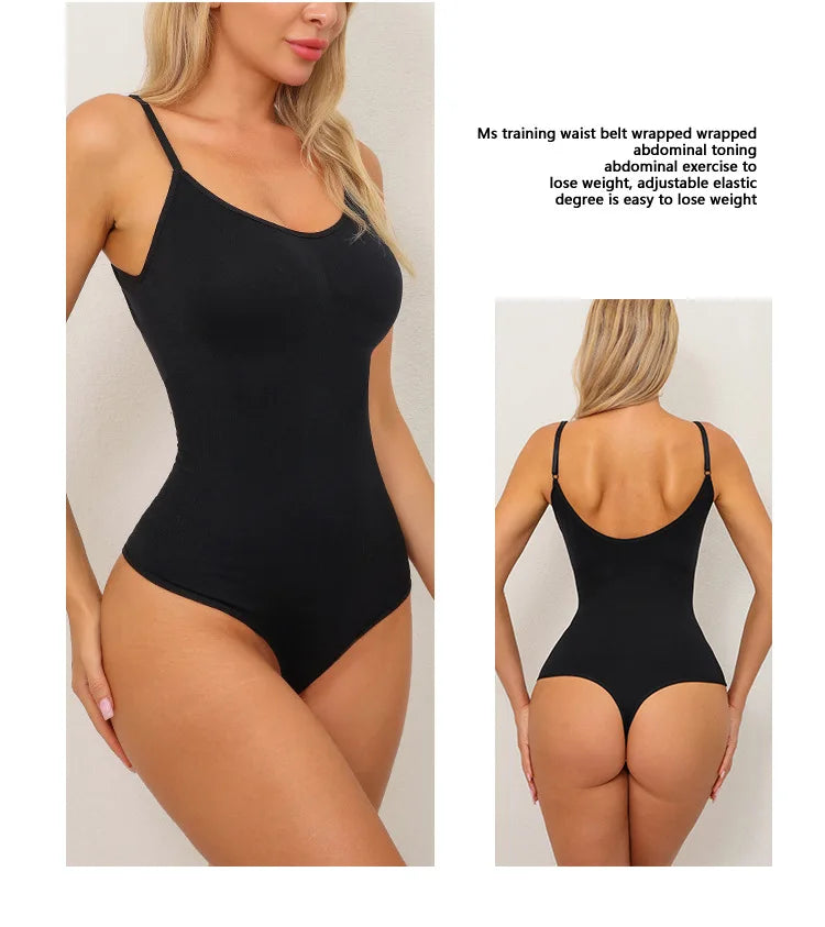 Seamless Full Body Tummy Control Shapewear Bodysuit for Women