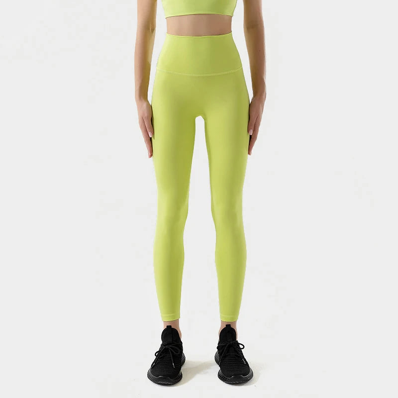 High Waist Nylon Yoga Leggings for Women