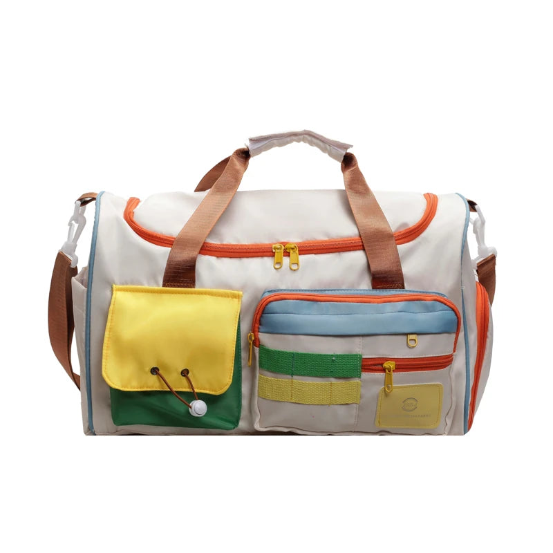 Large Capacity Multi Function Travel Duffel Tote Bag for Women