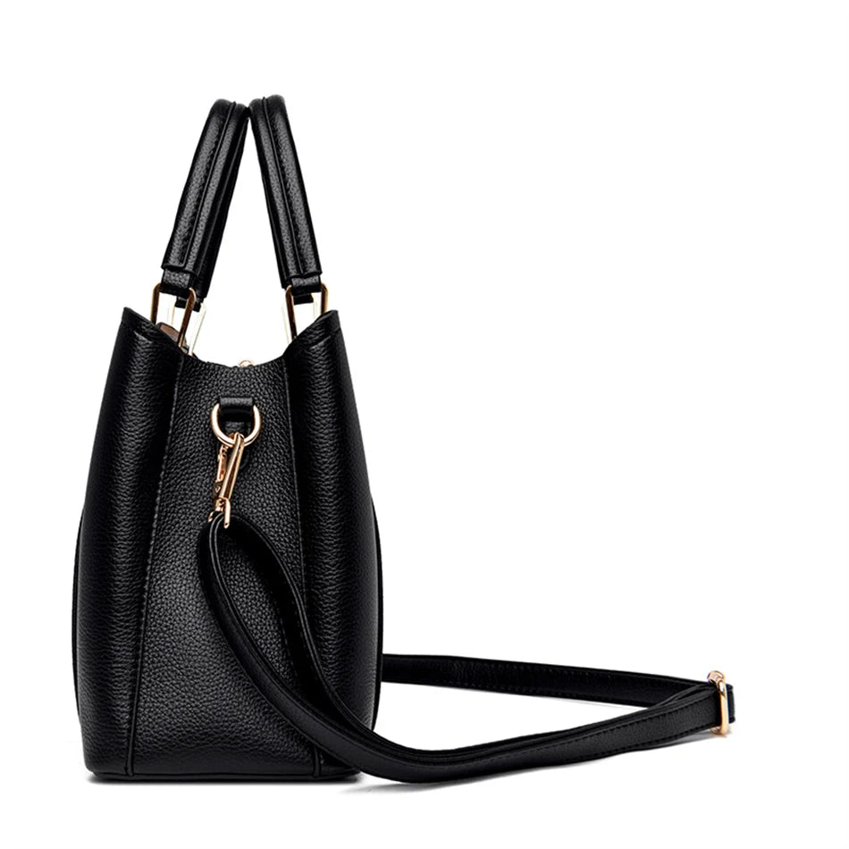Large Capacity 3 Layer Crossbody Tote Bag for Women