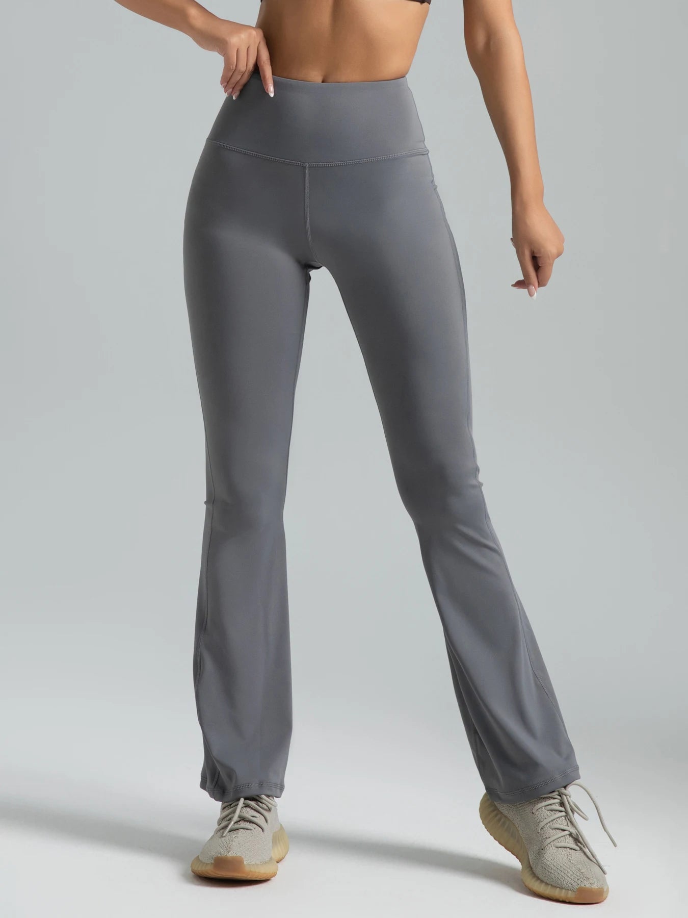 Women High Waisted Bootcut Yoga Pants Flared Fitness Leggings