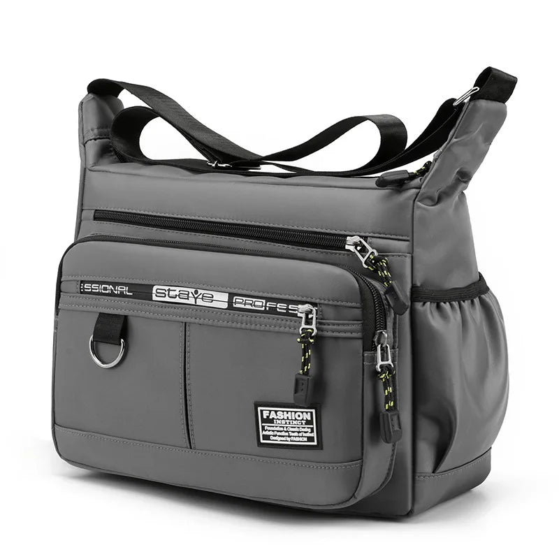 Large Capacity Oxford Multi Layer Crossbody Shoulder Bag for Men