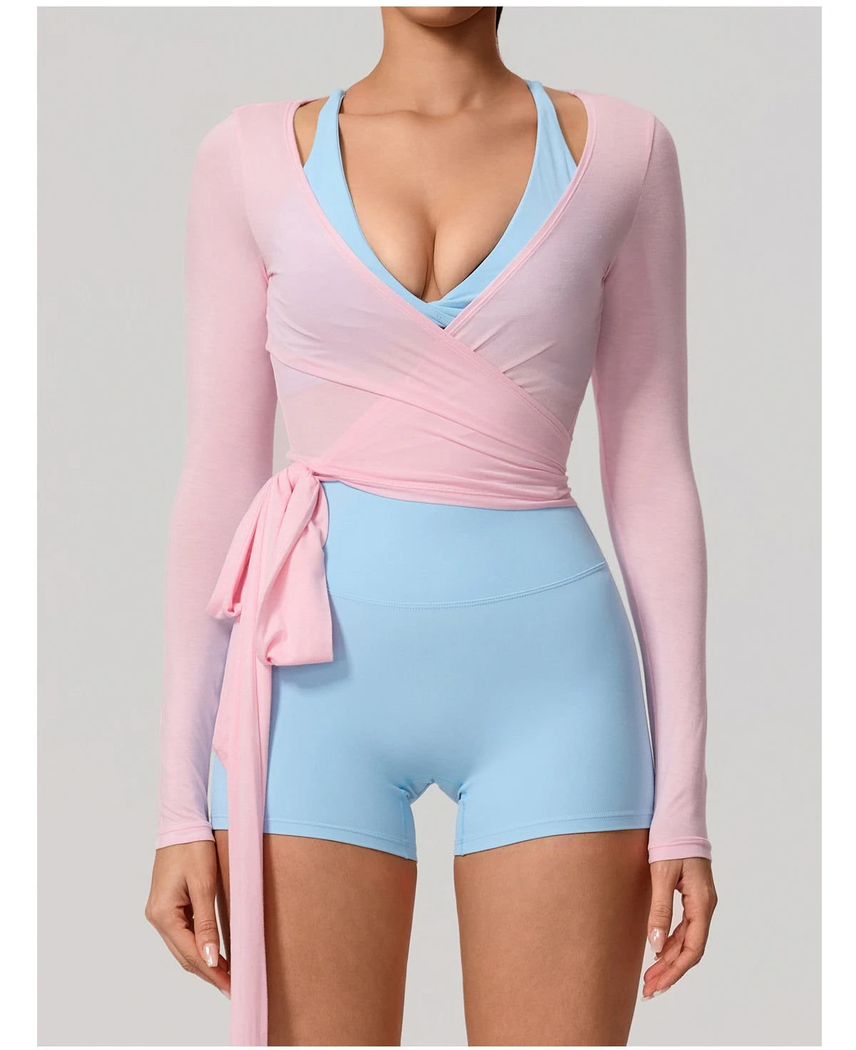 Women Long Sleeve Top Breathable Quick Dry Sportswear