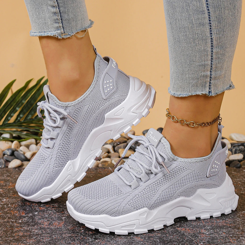 Women Breathable Single-Mesh Shoes