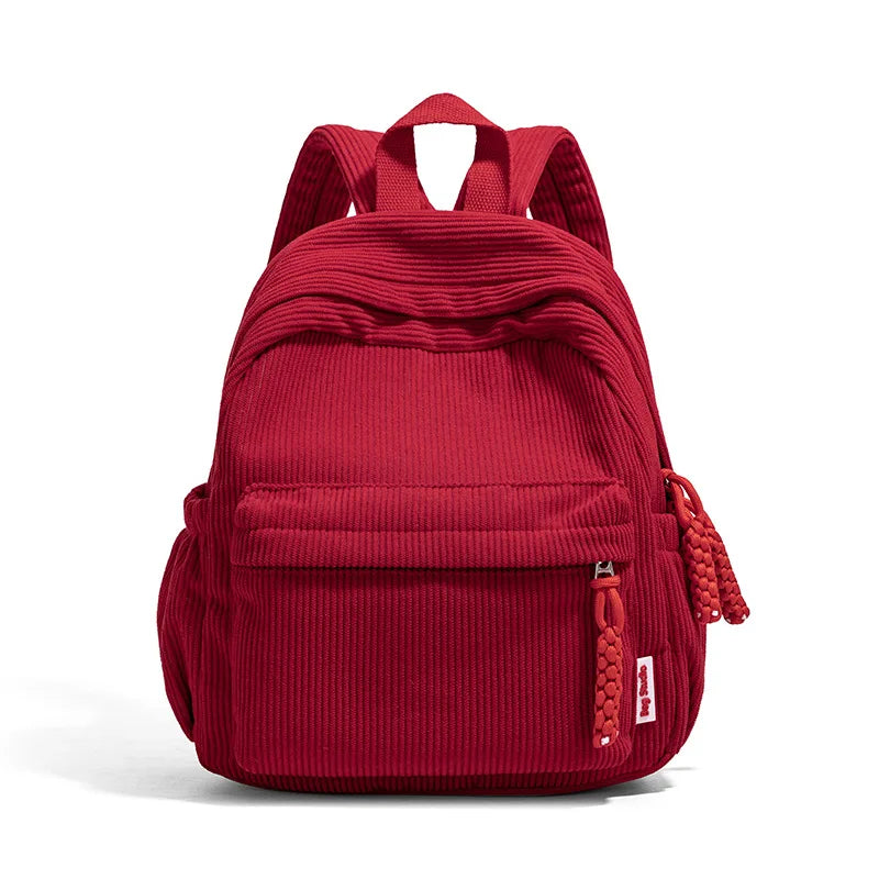 Large Capacity Corduroy Backpack for Women