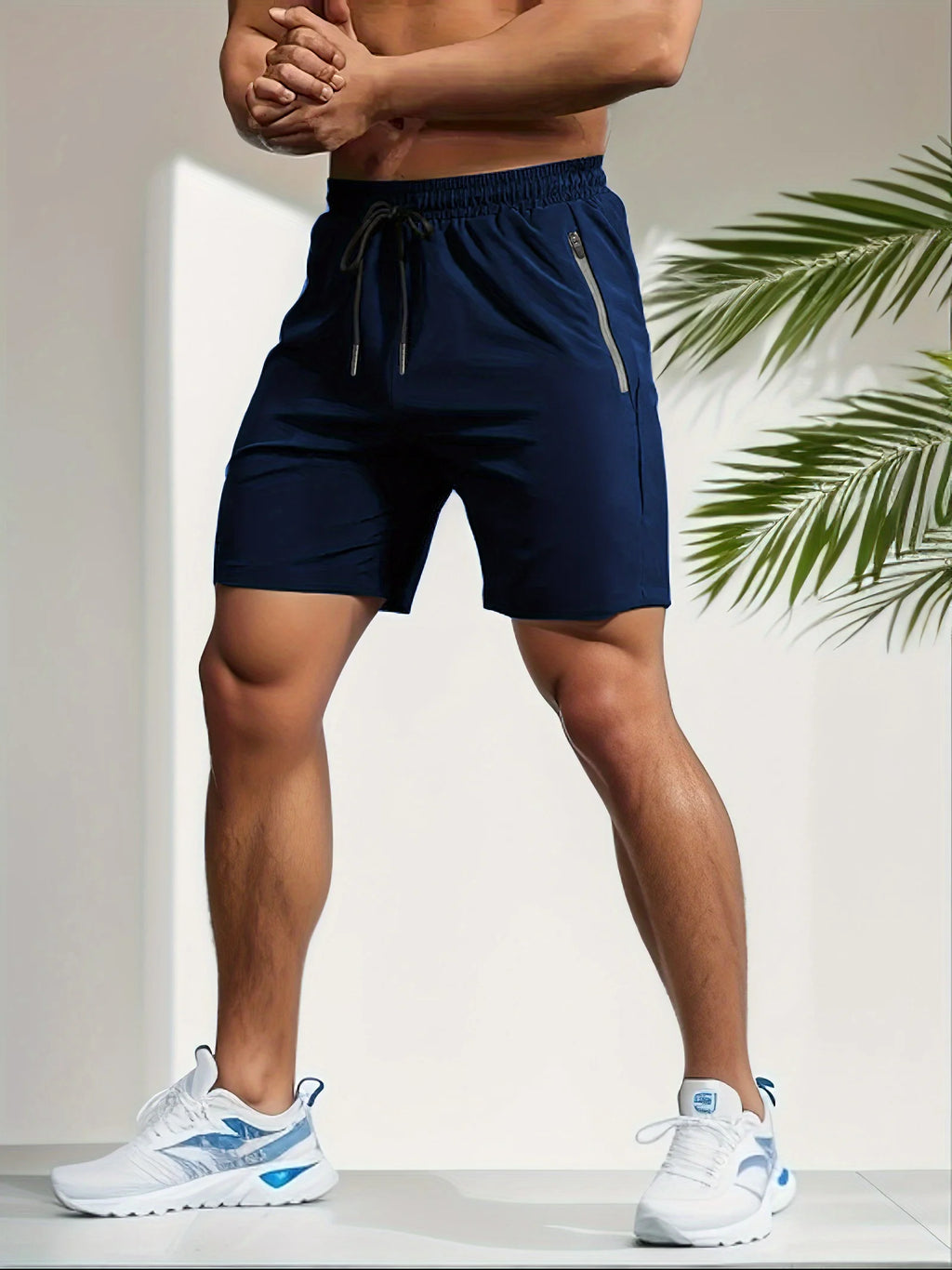 Men Quick Dry Gym Running Sports Shorts