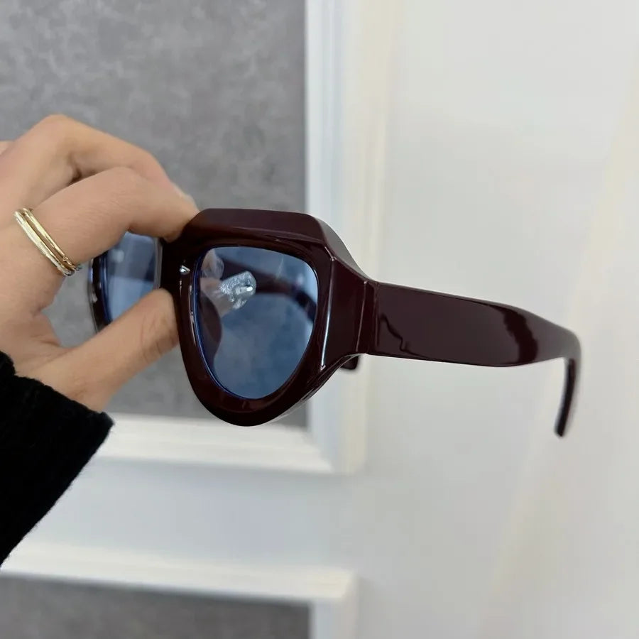 Women Vintage Square Retro Classic Fashion Sunglasses