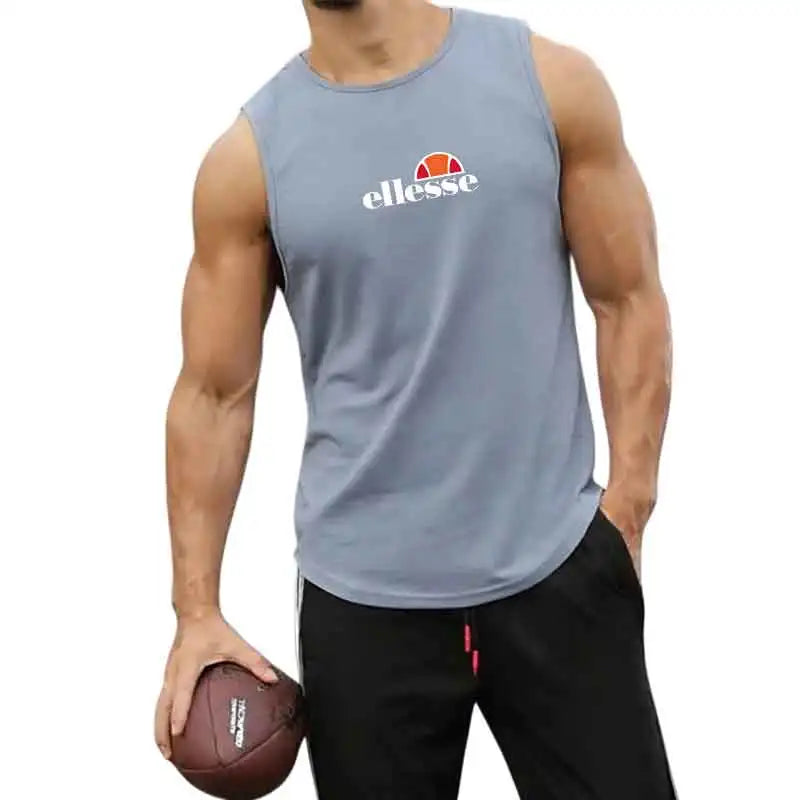 Men Gym Running Basketball Tank Top