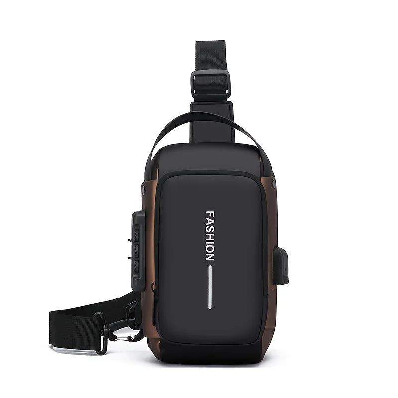Oxford Fabric Sling Crossbody Chest Bag for Men