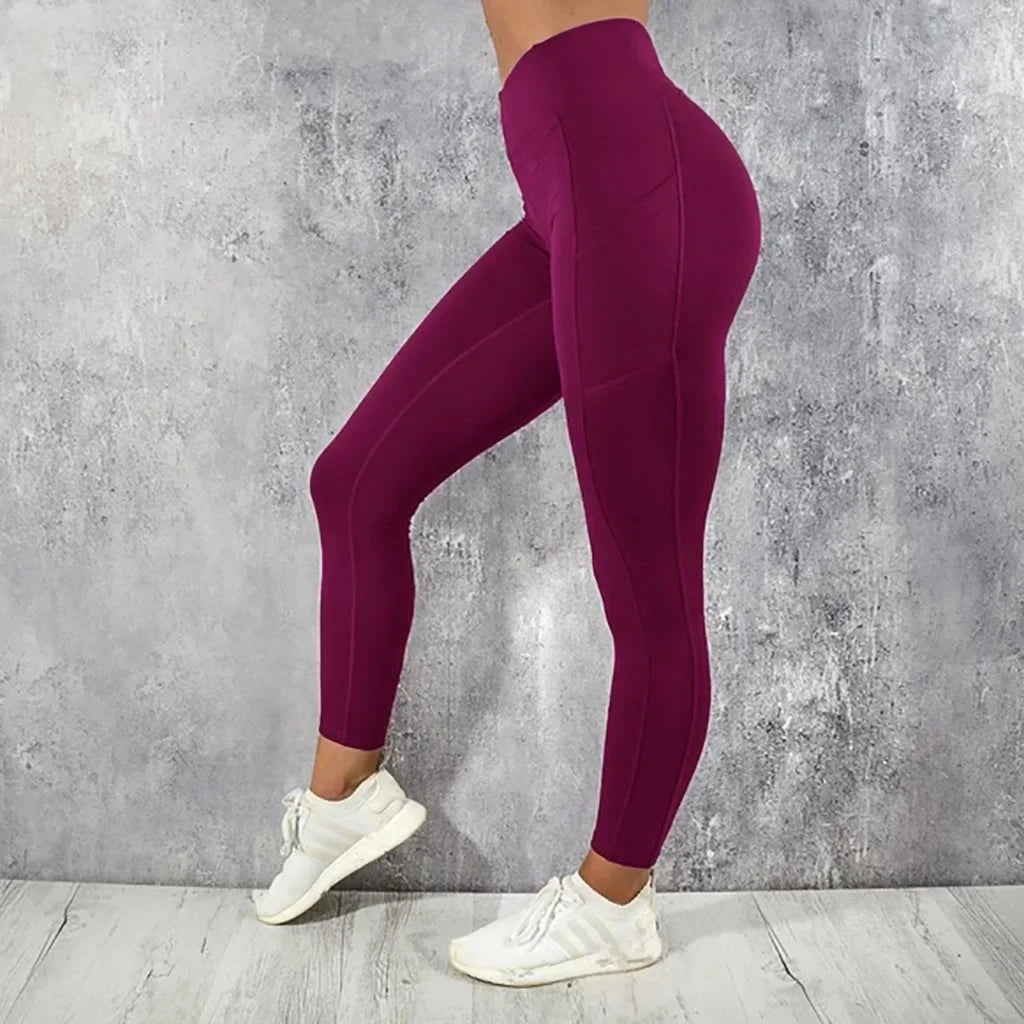 High Waist Shapewear Leggings with Pockets for Women