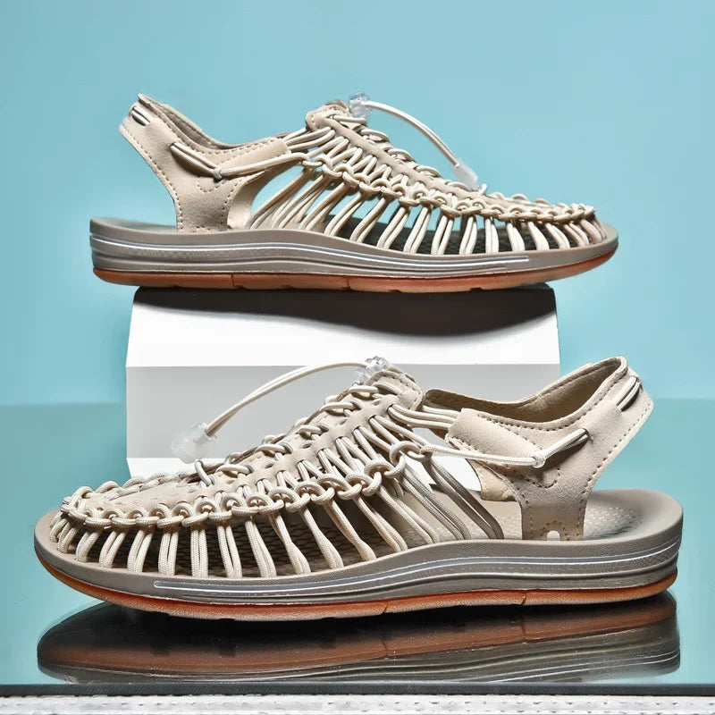 Men Handwoven Casual Beach Sandals