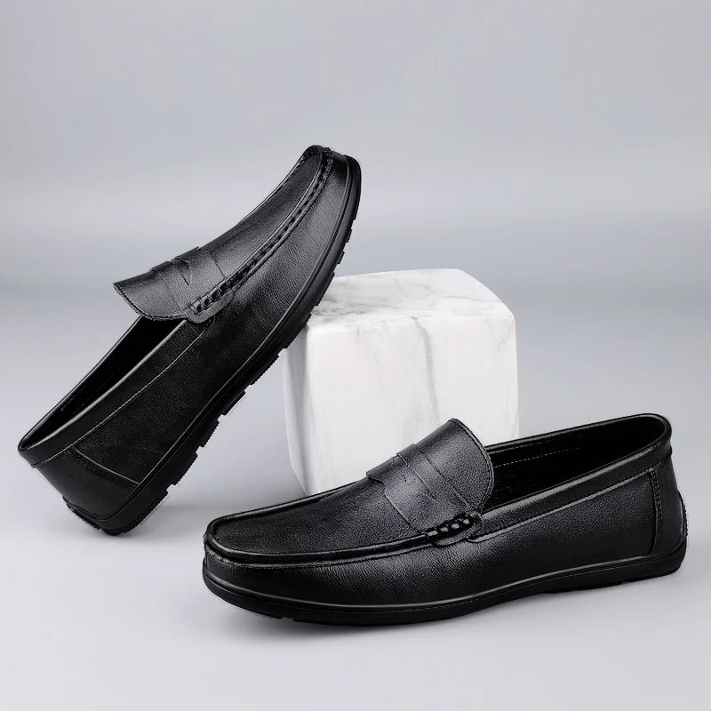 Men Genuine Leather Comfortable Loafers
