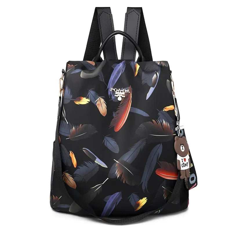 Waterproof Oxford Cloth Large Capacity Backpack for Women