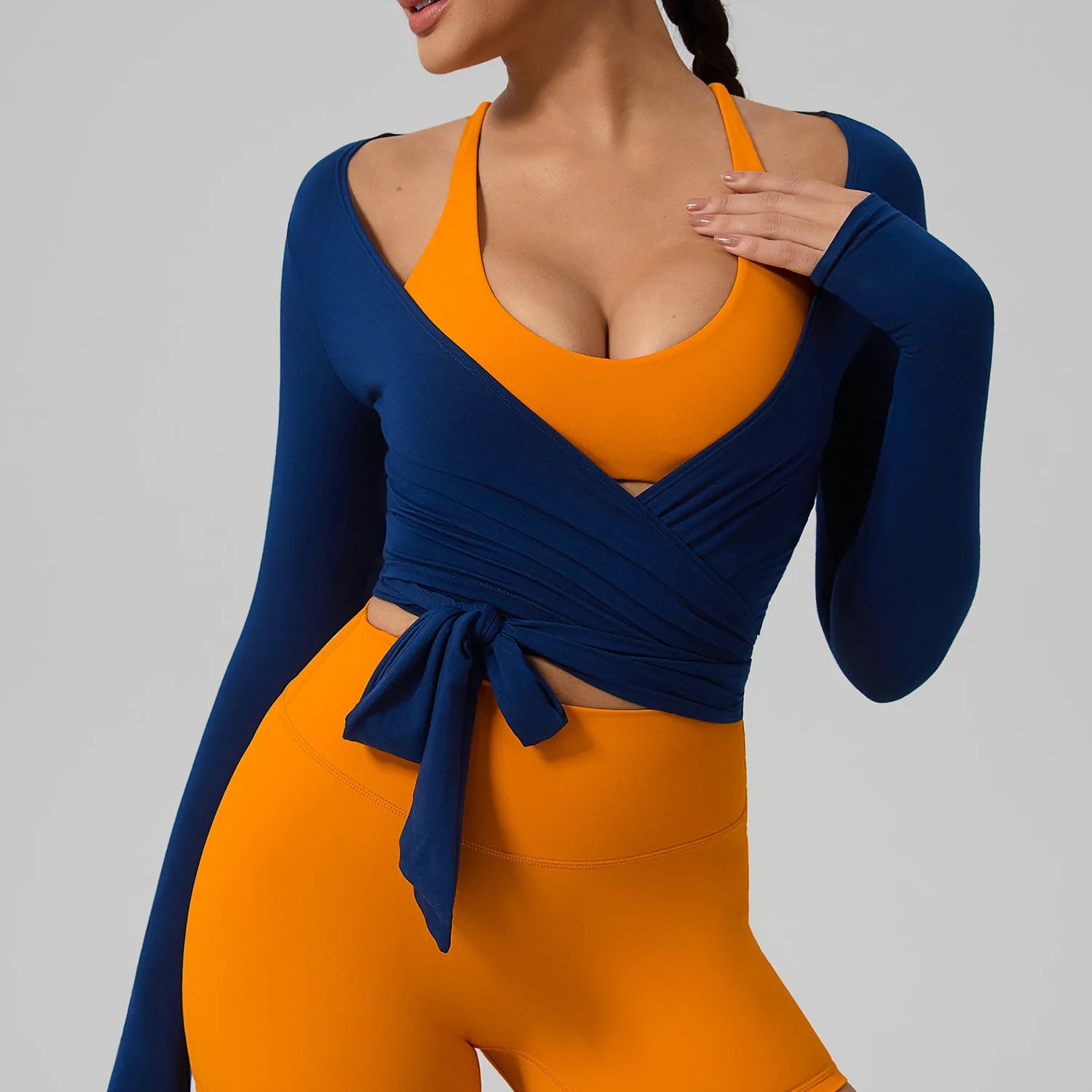 Women Long Sleeve Top Breathable Quick Dry Sportswear