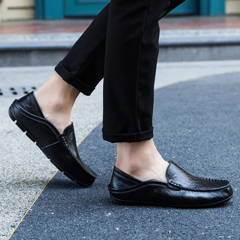 Men Shoes Casual Genuine Leather Loafers