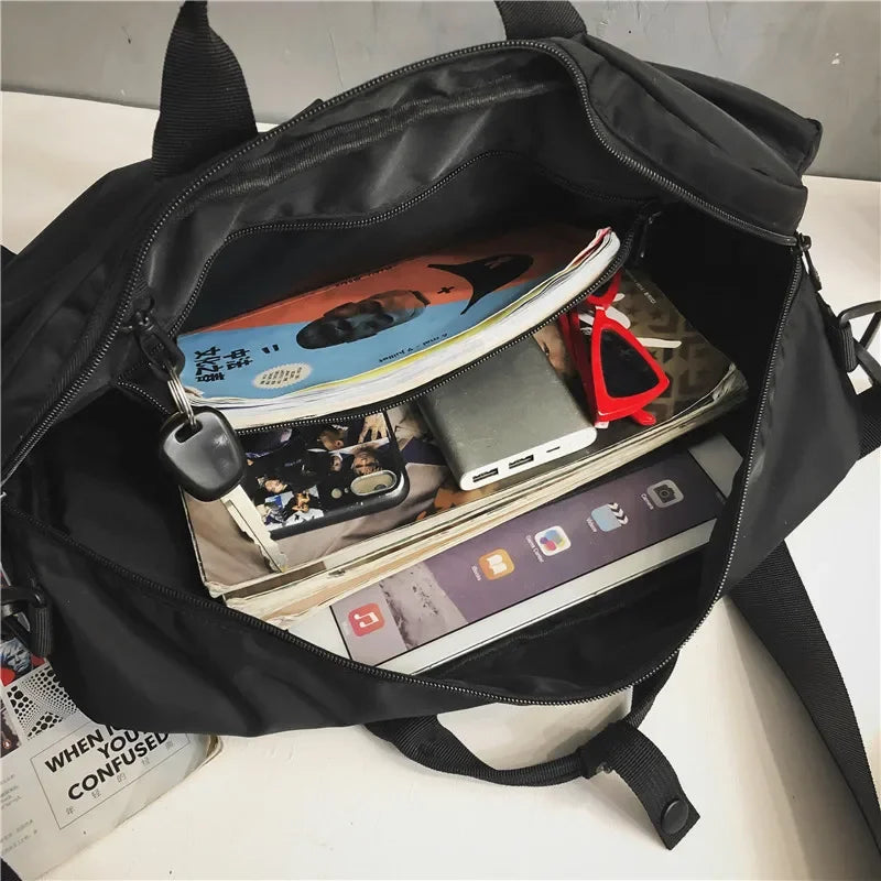 Waterproof Nylon Travel Weekend Tote Bag for Men