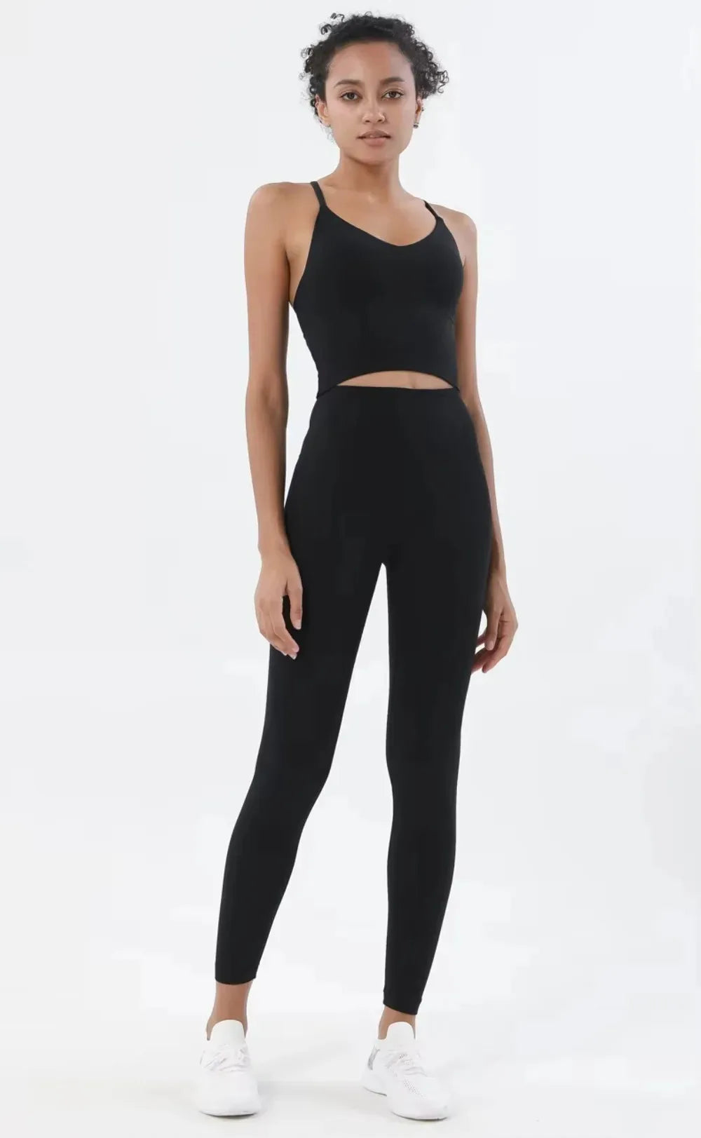 Women Seamless Gym Set Sports Bra and High Waist Leggings Fitness Outfit
