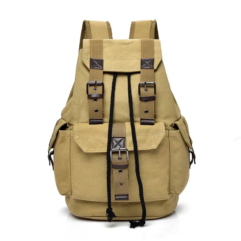 Large Capacity Canvas Backpack for Men