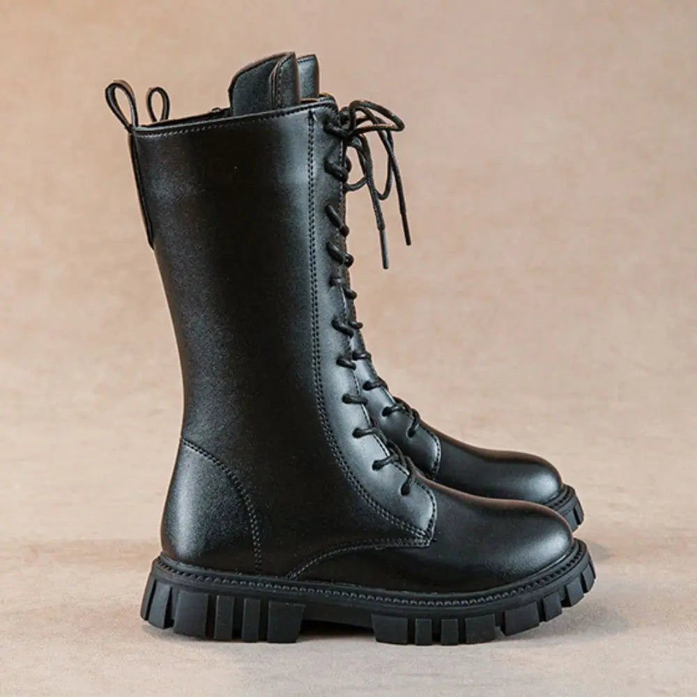 Girl Cosplay Long Leather Boots Costume Shoes
