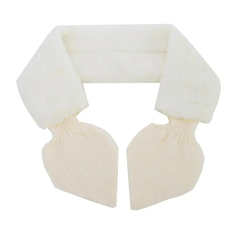 Women Winter Knitted Cross Strap Neck Scarf Shawl